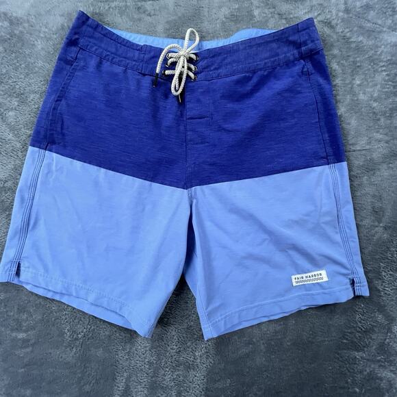 Fair Harbor Blue Swim Trunks - Picture 1 of 7